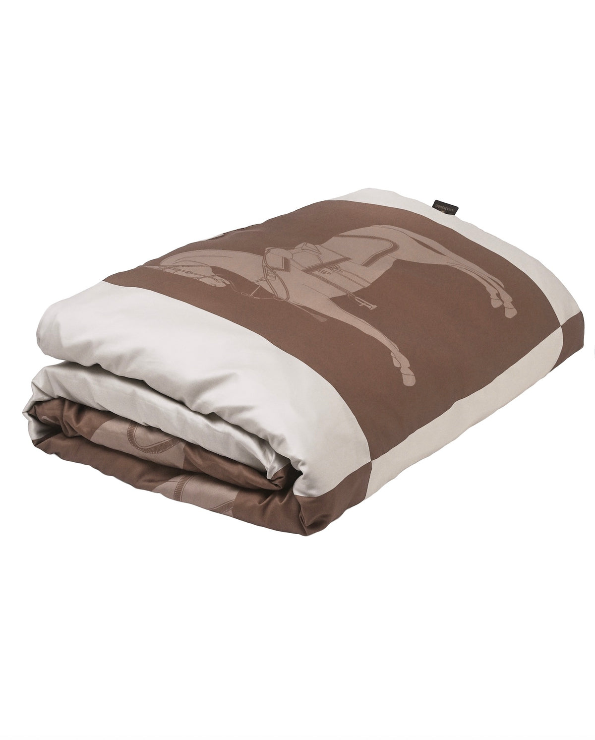 Horse Check Duvet Cover Single 140 x 200