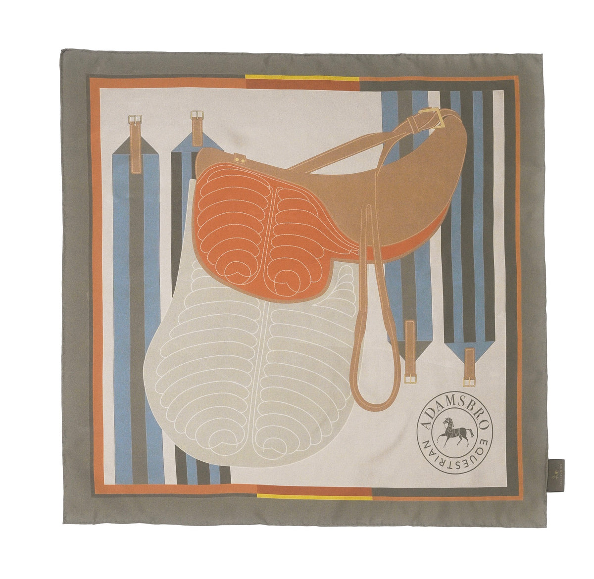 Mulberry Silk Scarf Saddle Olive