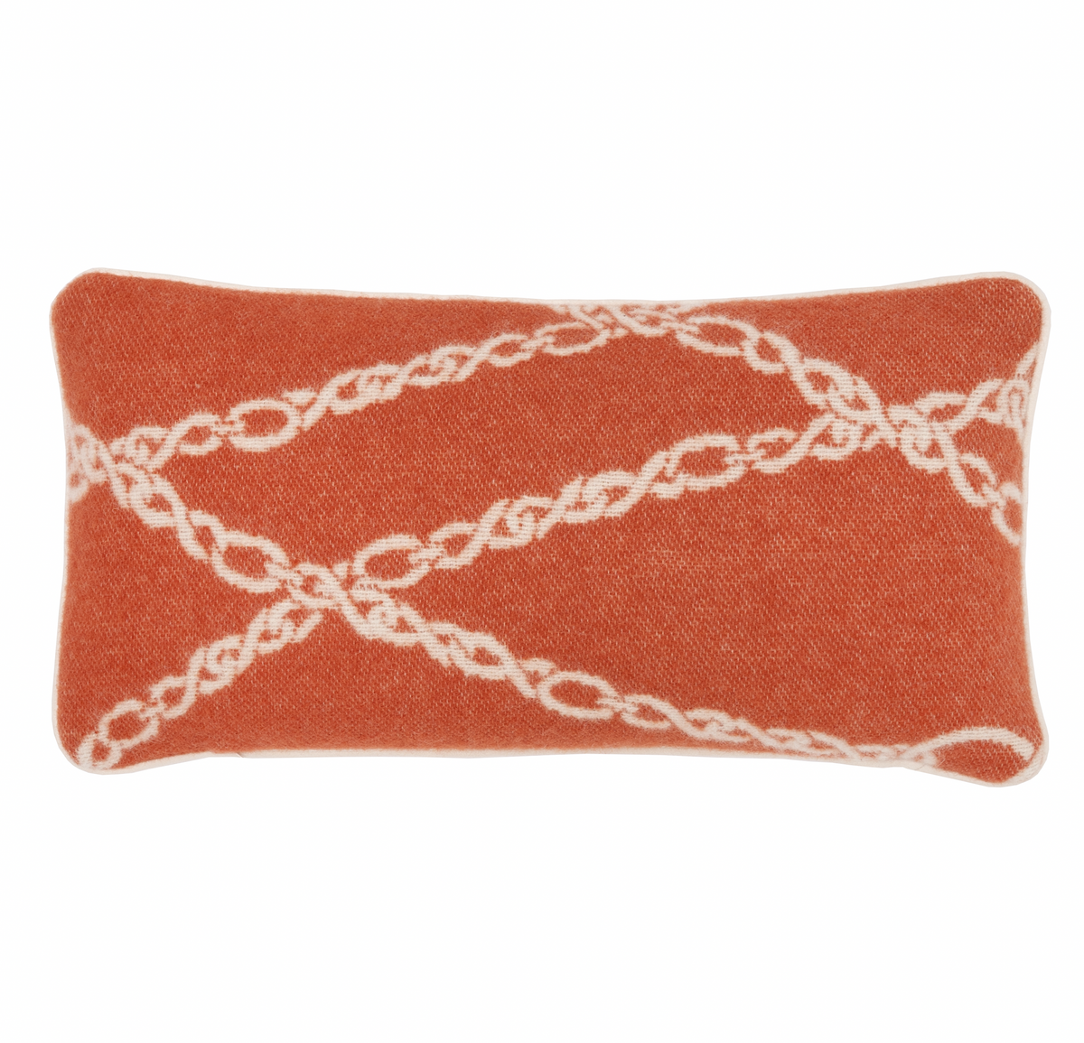 CLASSIC BIT CUSHION NZ WOOL RUST OANGE