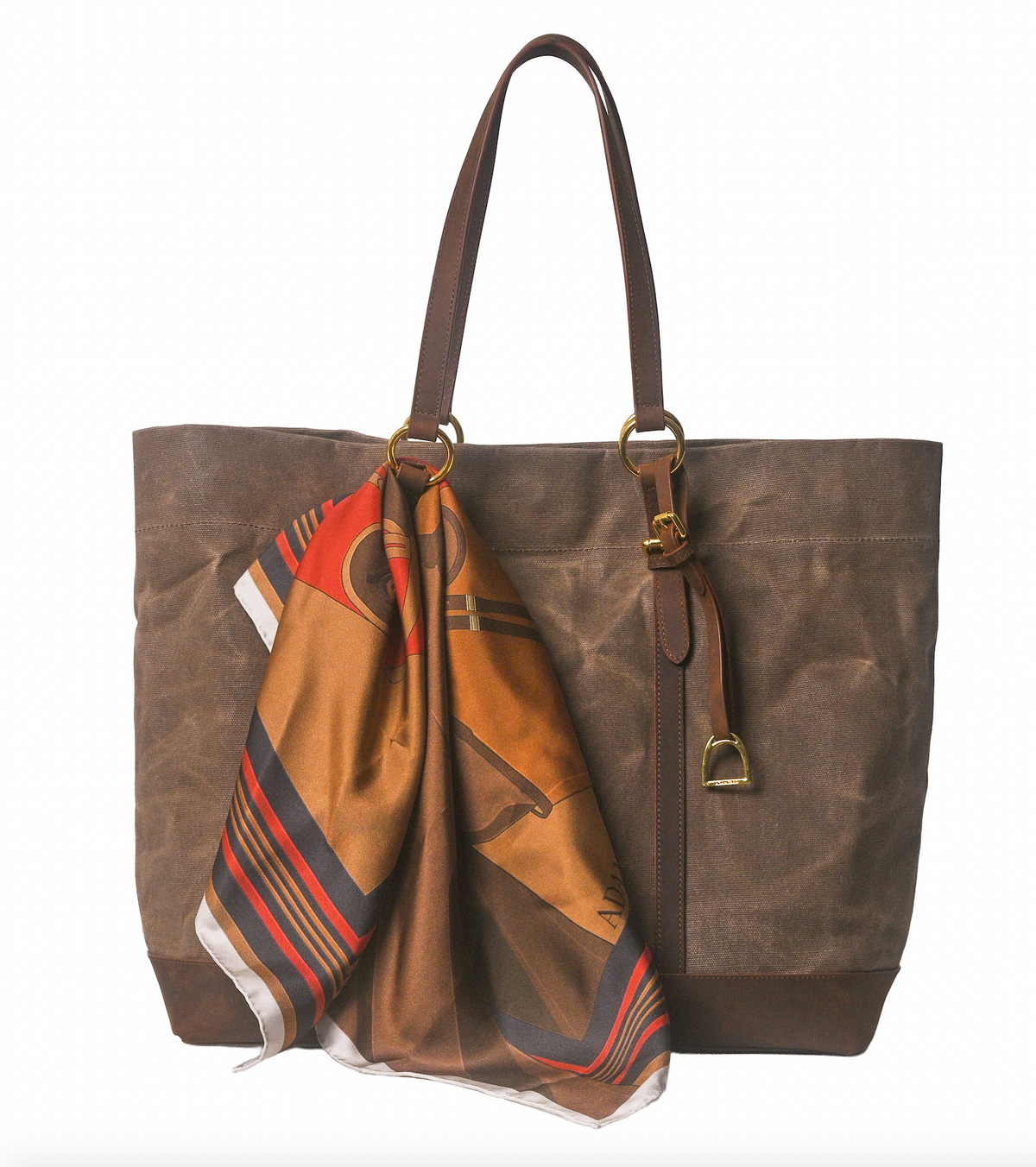 Waxed Cotton Canvas Shopper