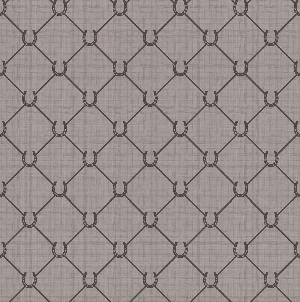 17-09-022-30 WALLPAPER NEW HORSE SHOE TAUPE