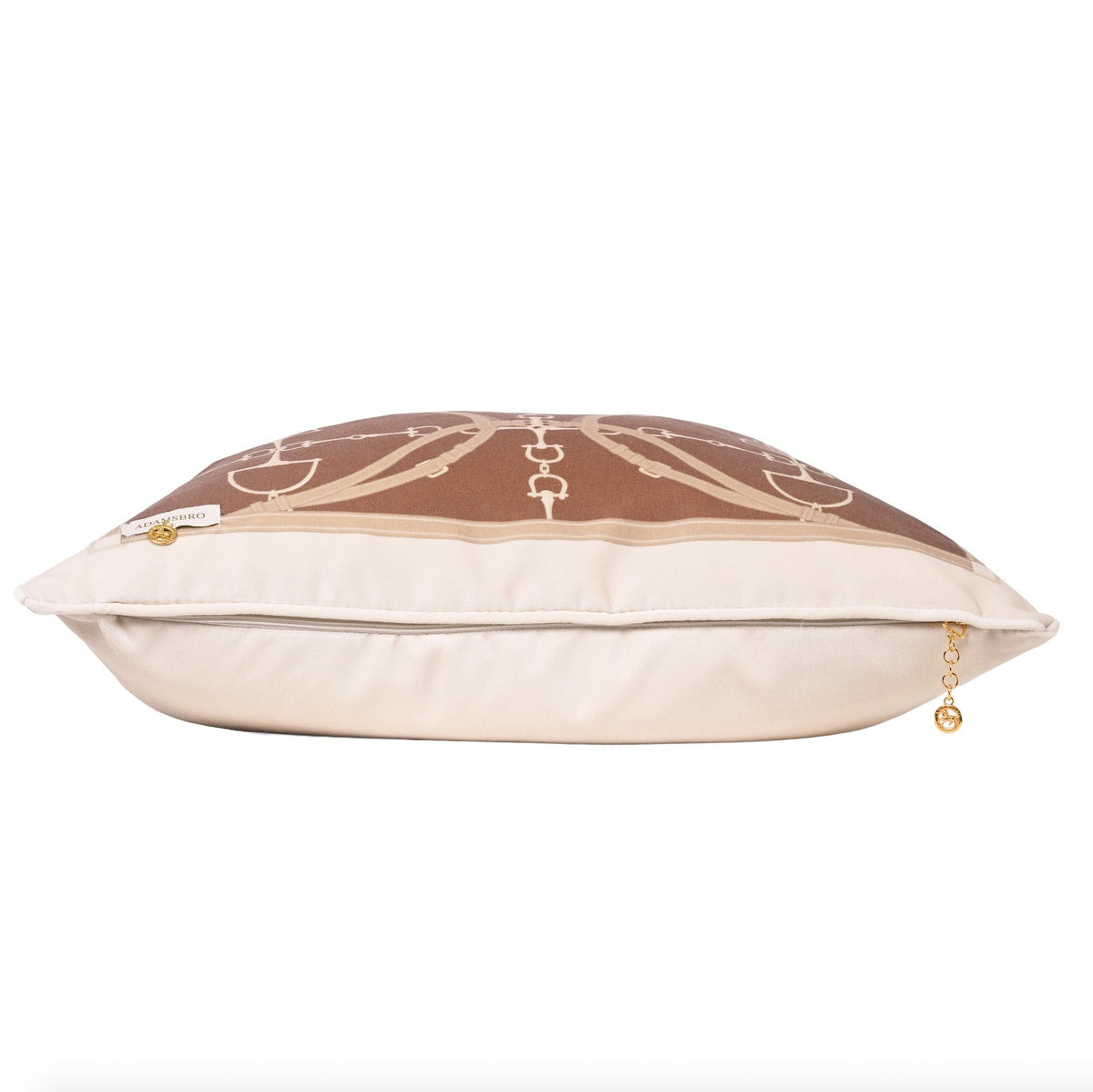 Bite Luxury velvet cushion Nougat
