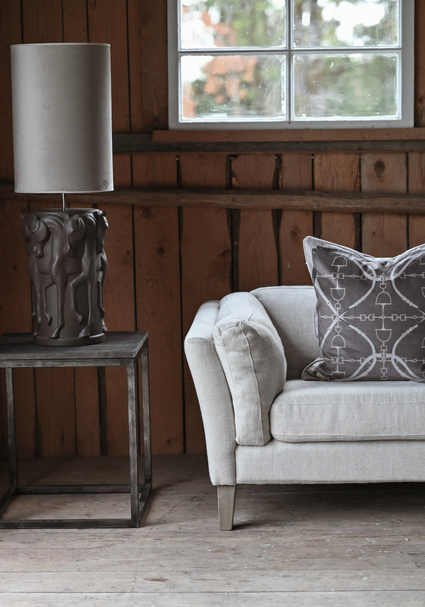 Bite Luxury velvet cushion Taupe