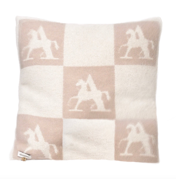 Check Cushion 100% New Zealand lambswool