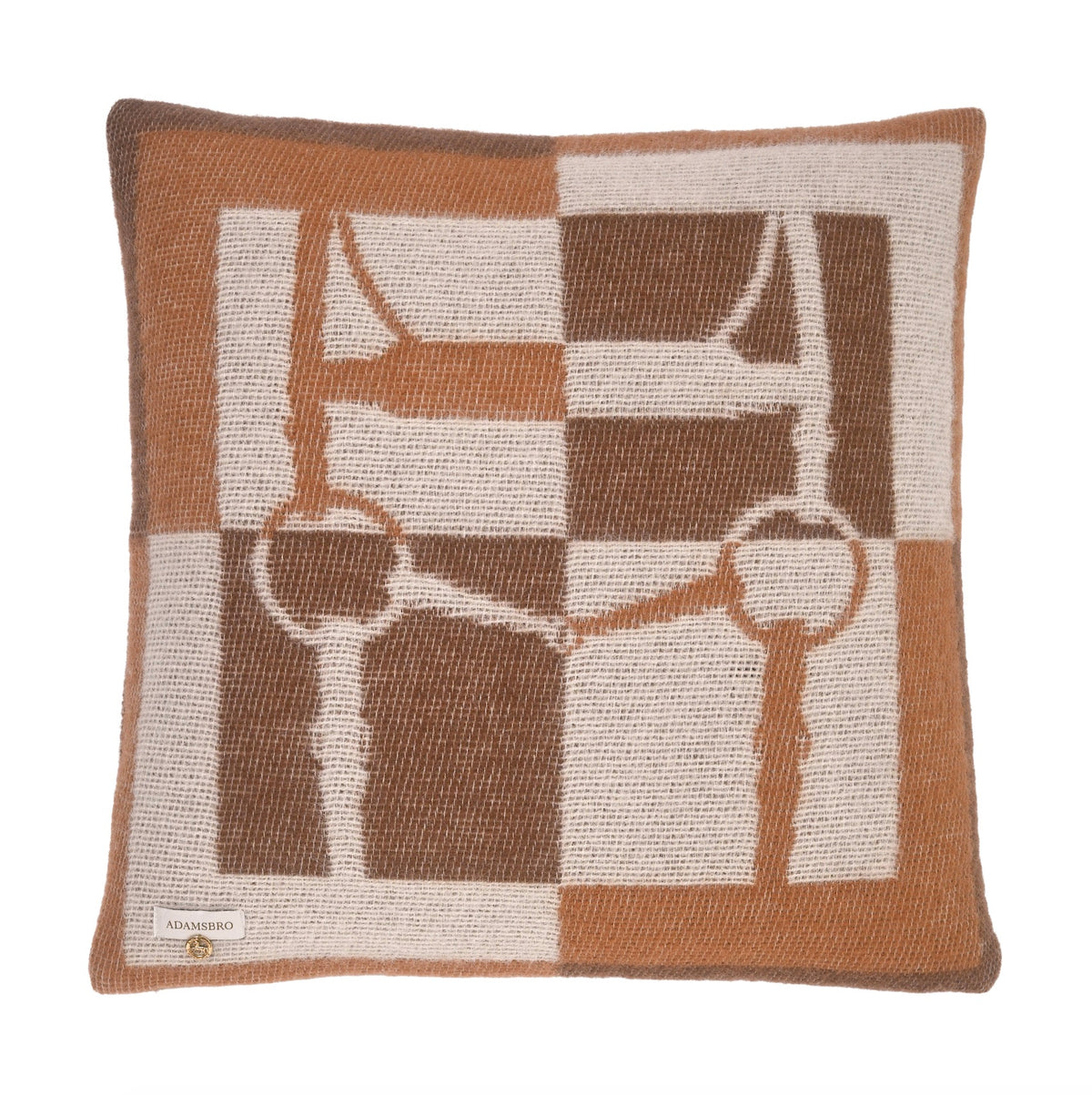 Square Bridle  Cushion 100% New Zealand lambswool
