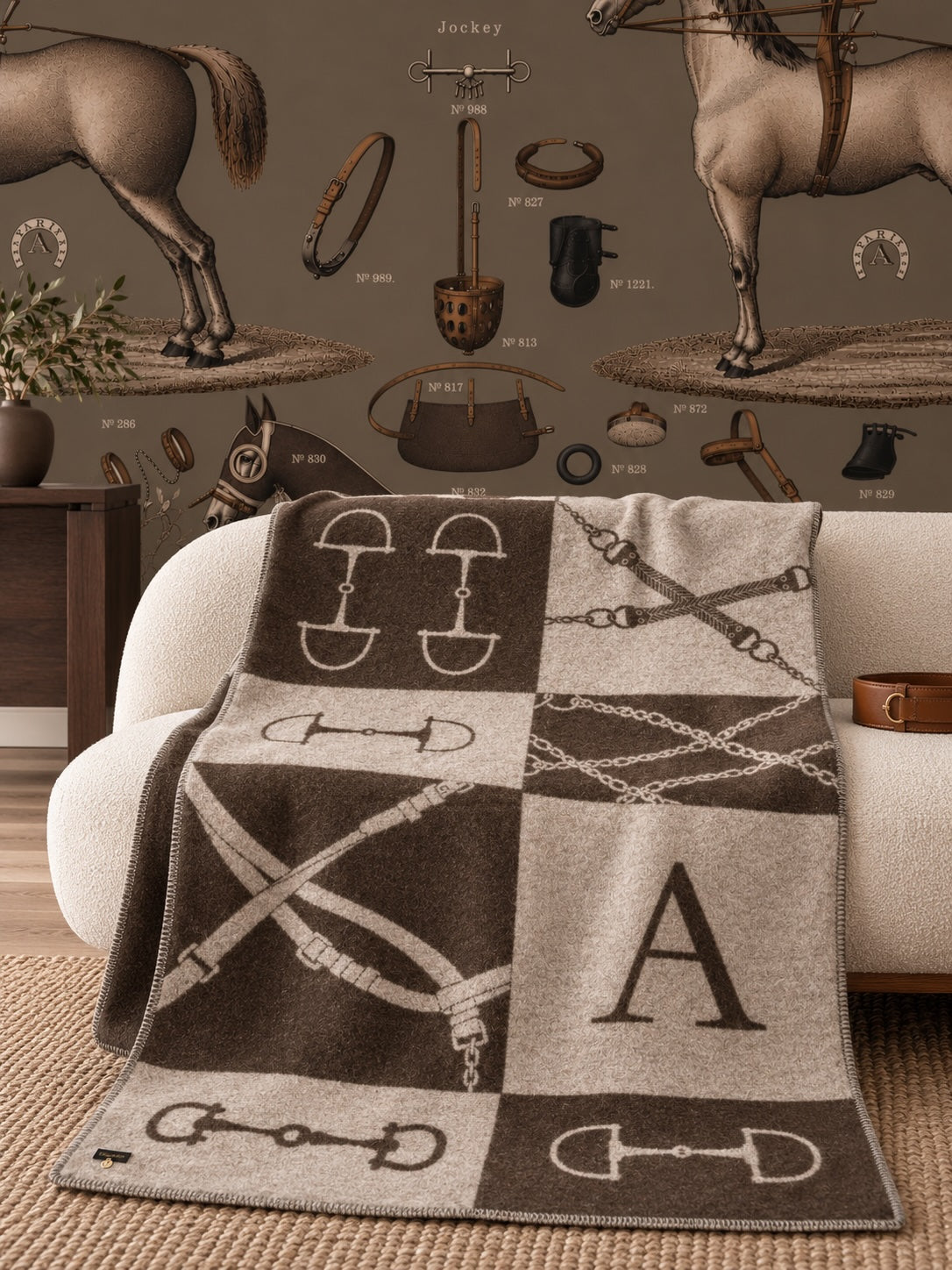 Throw Classic New Zeeland lambswool Chocolate