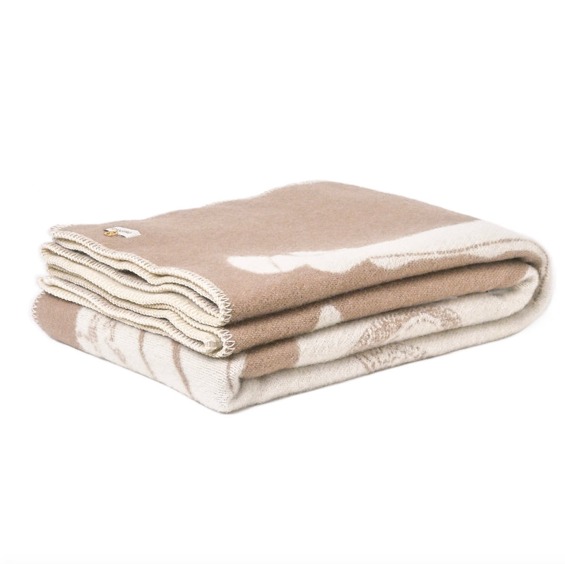 HORSES Throw – 100% New Zealand Lambswool