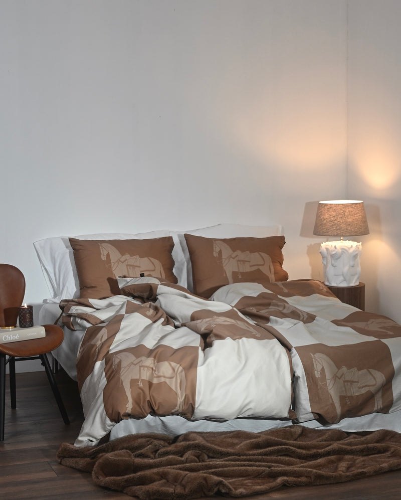 HORSE CHECK PILLOWCASE 50x70