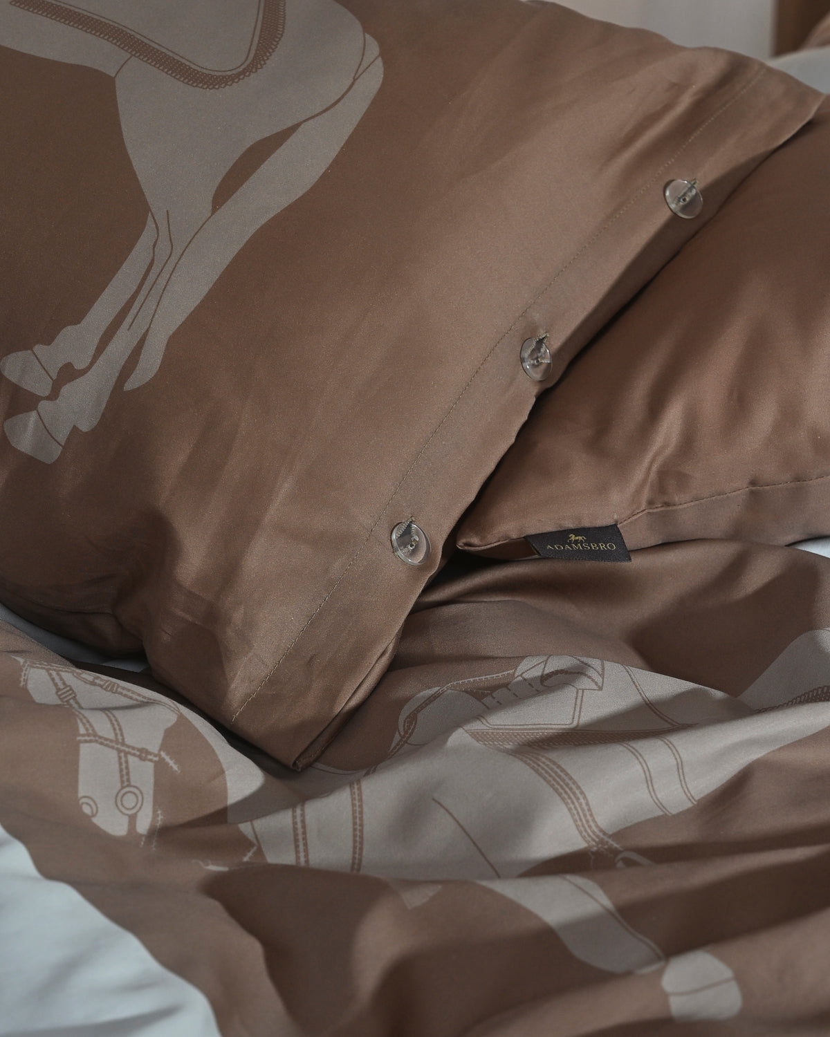 HORSE CHECK PILLOWCASE 65X65