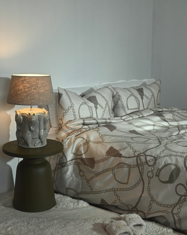 Chain Duvet Cover King Size 240X220