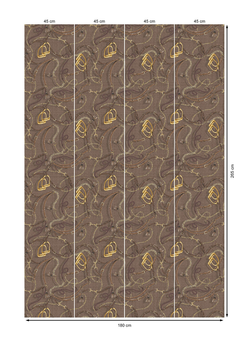 17-09-006-40/P WALLPAPER SAMPLE TRESSAGE MUD