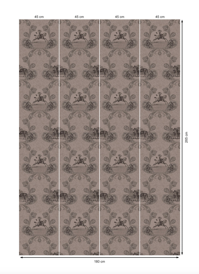17-09-025-06 Wallpaper Paisley Taupe