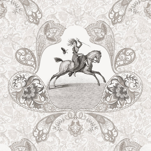 17-09-025-42 Wallpaper Paisley Greige