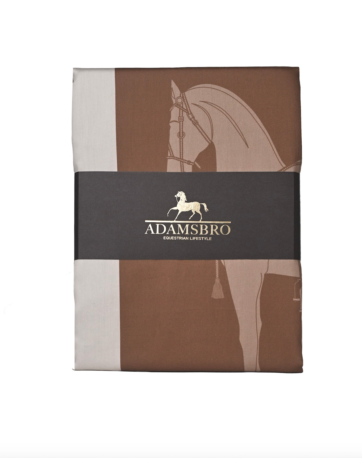Horse Check Duvet Cover Single 140 x 200