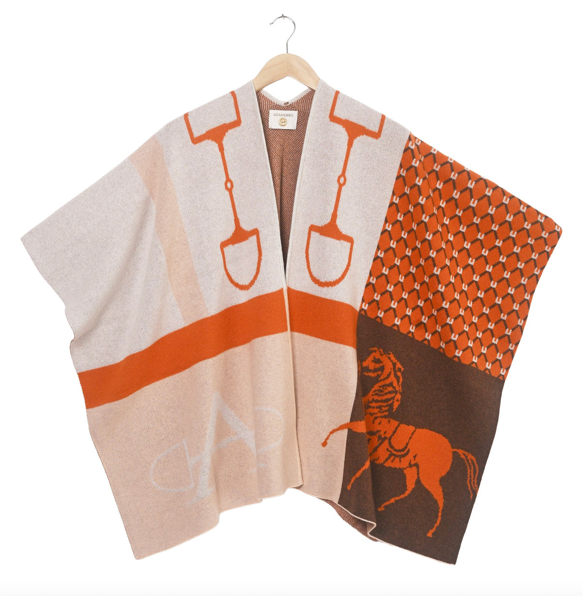 Poncho Classic premium 100 % cashmere