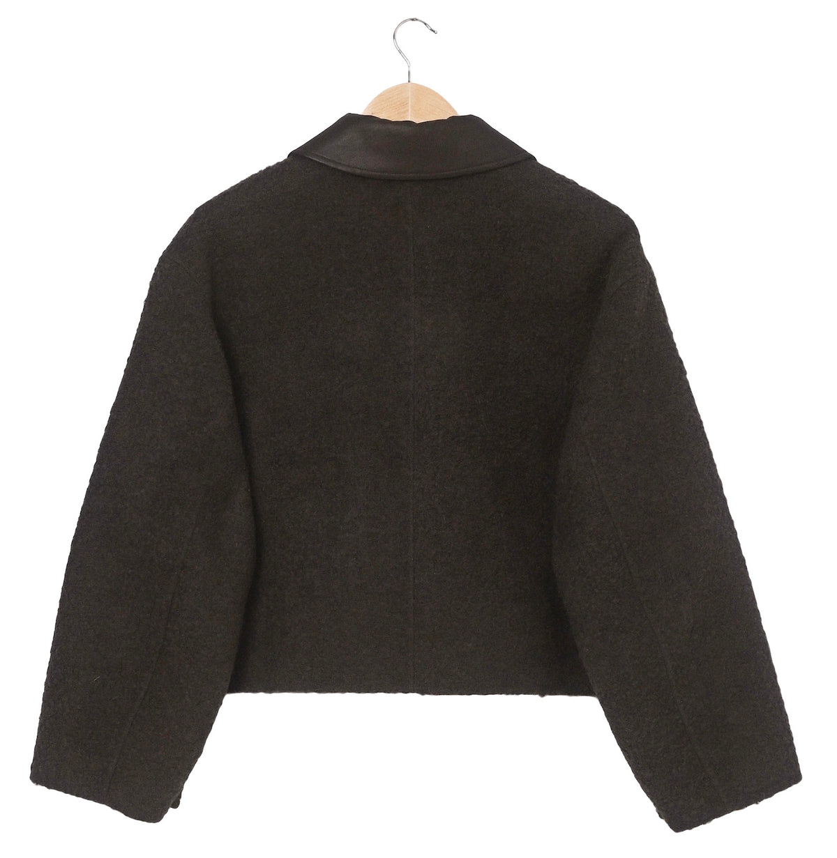 Exclusive Bouclé Wool Jacket  Brown