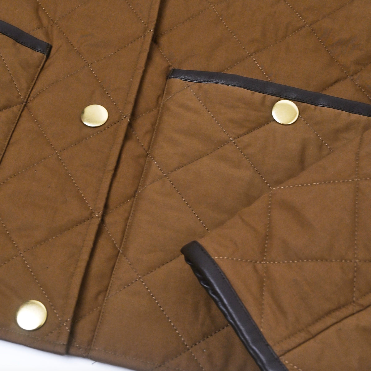 Exclusive Quilted Barn Jacket  Brown