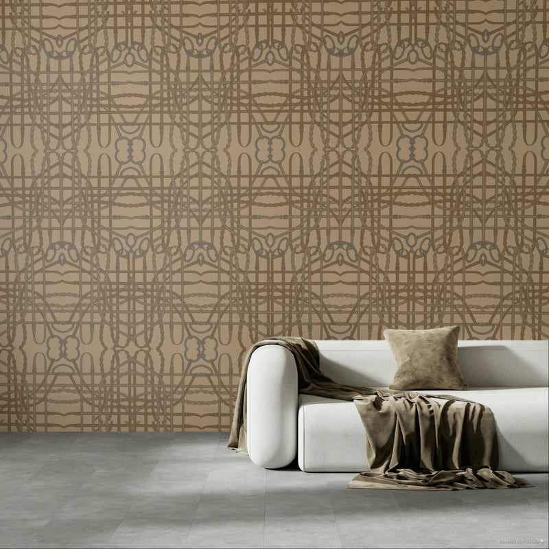 17-09-024-20 Wallpaper Bridle Caramel