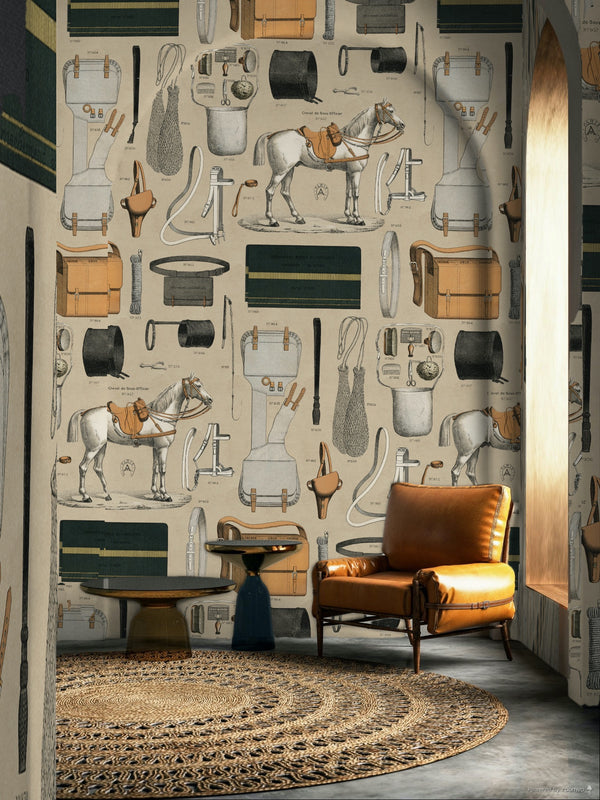 17-09-028-04 Wallpaper CHEVAL DES PARIS XL