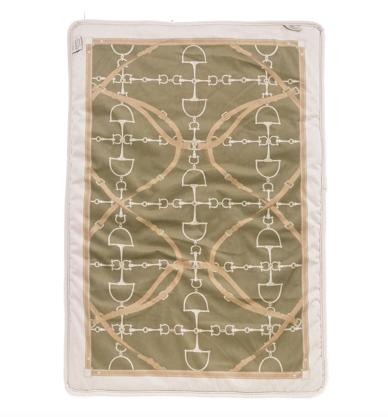 Reversible & Luxurious Day Bed for Pets and Babies – celadon light green.
