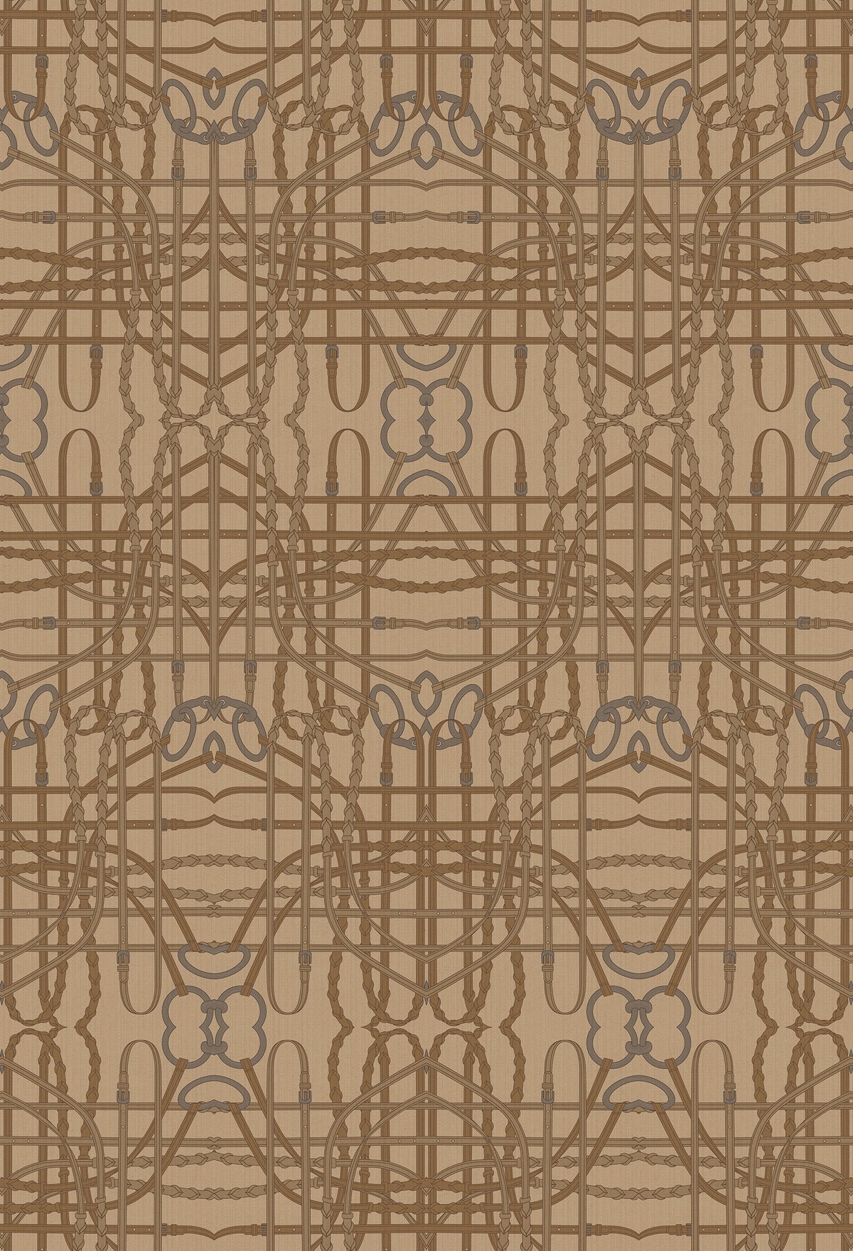 17-09-024-20/P  wallpaper sample  Bridle Caramel