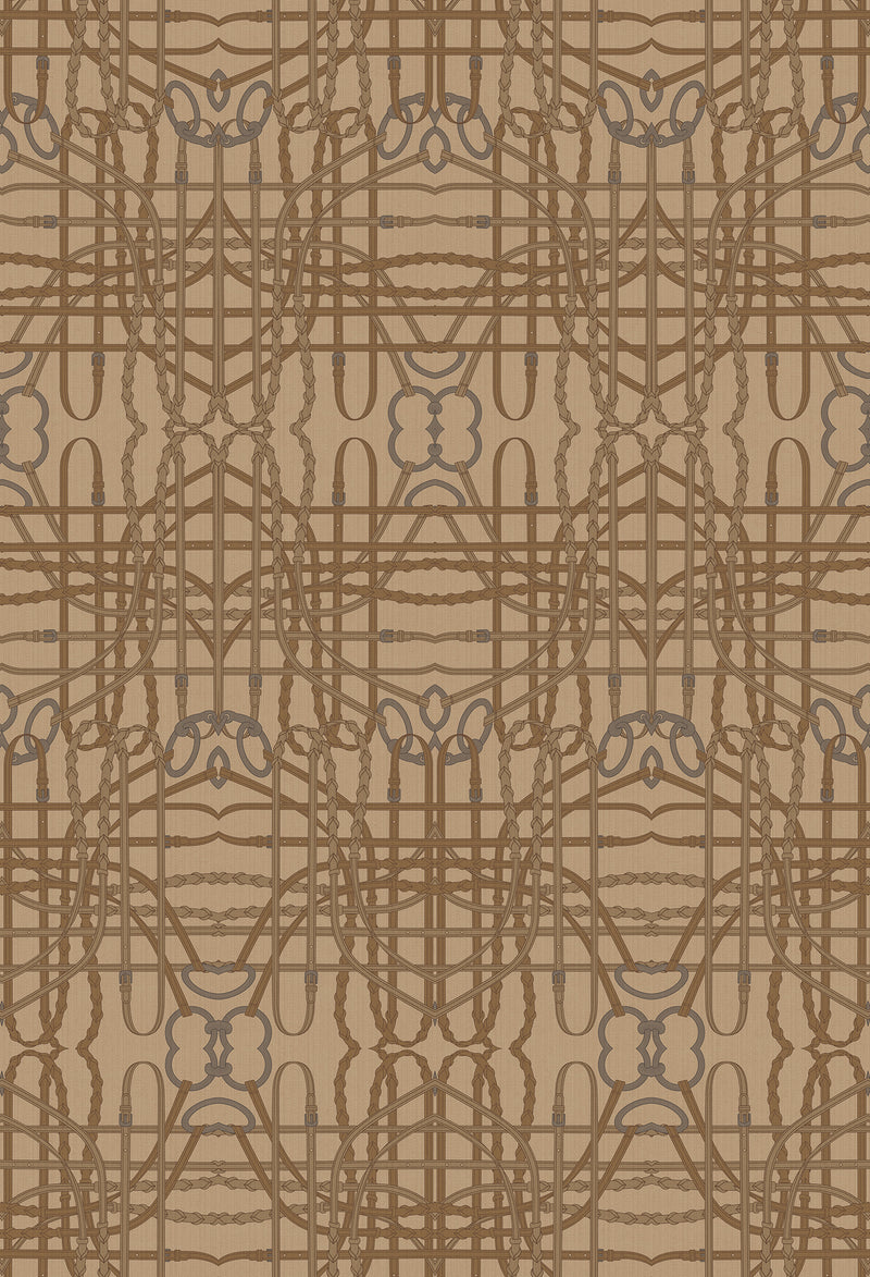 17-09-024-20/P  wallpaper sample  Bridle Caramel