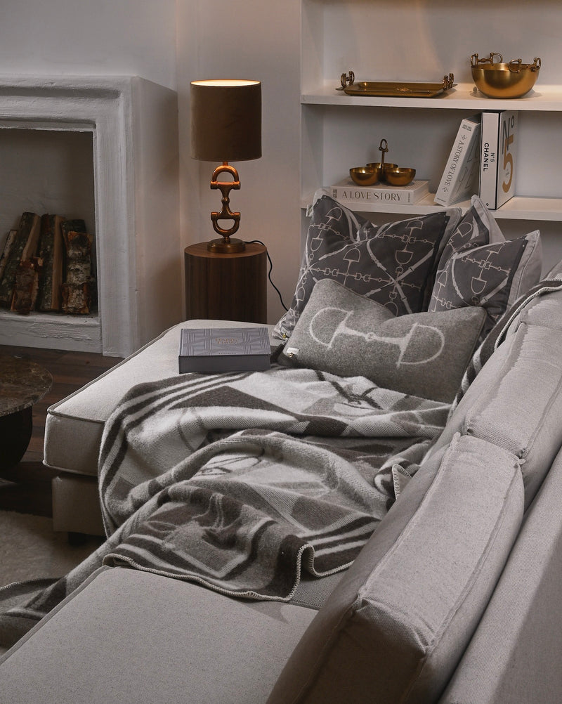 CLASSIC BIT CUSHION NZ WOOL Beige Melange
