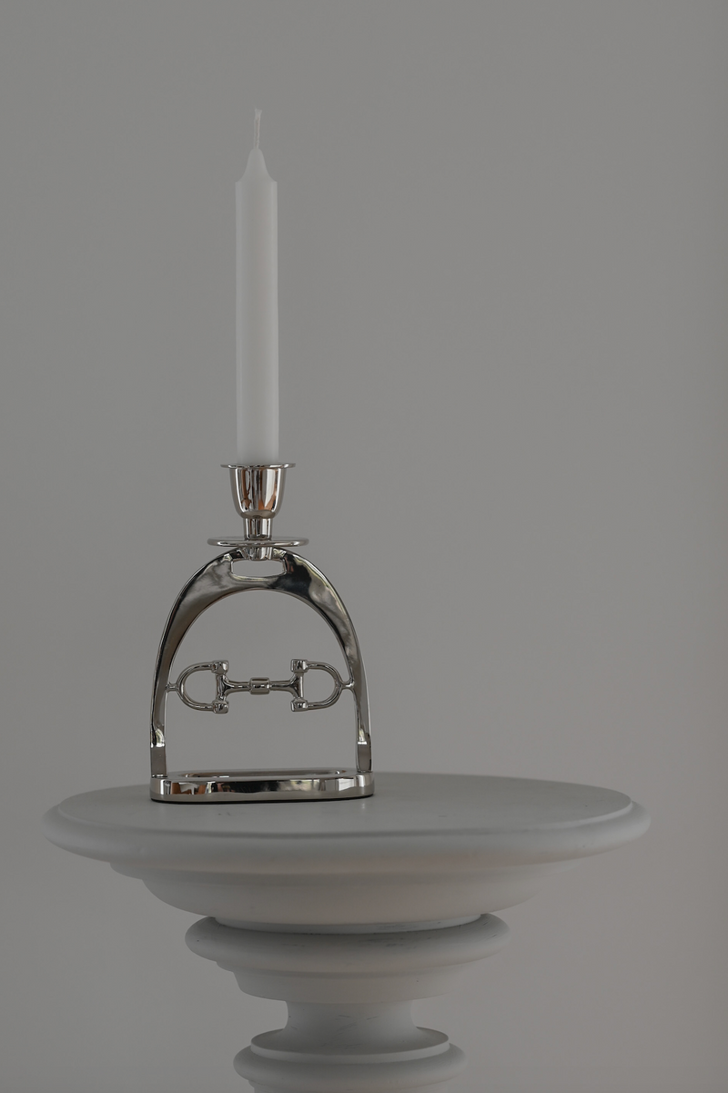 Snaffle Bit Candle Holder Set