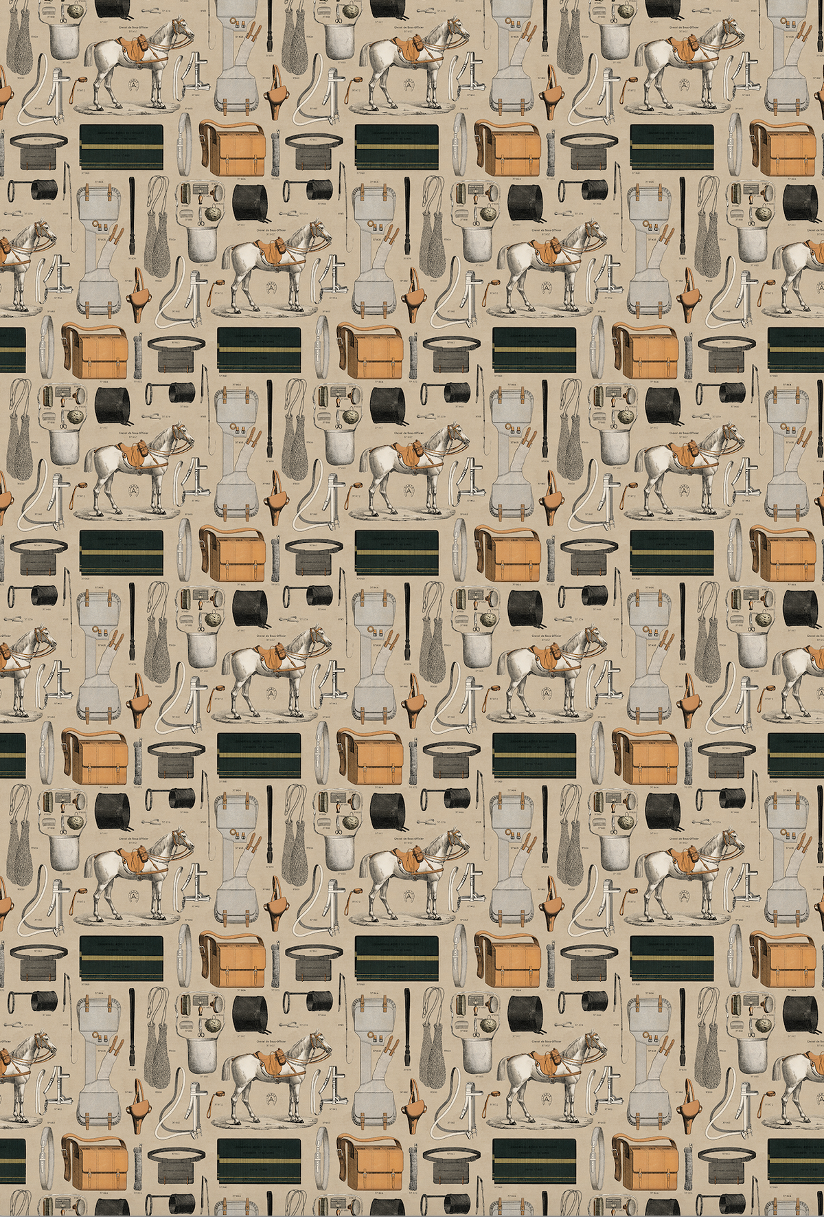 17-09-027-04 Wallpaper CHEVAL DES PARIS small