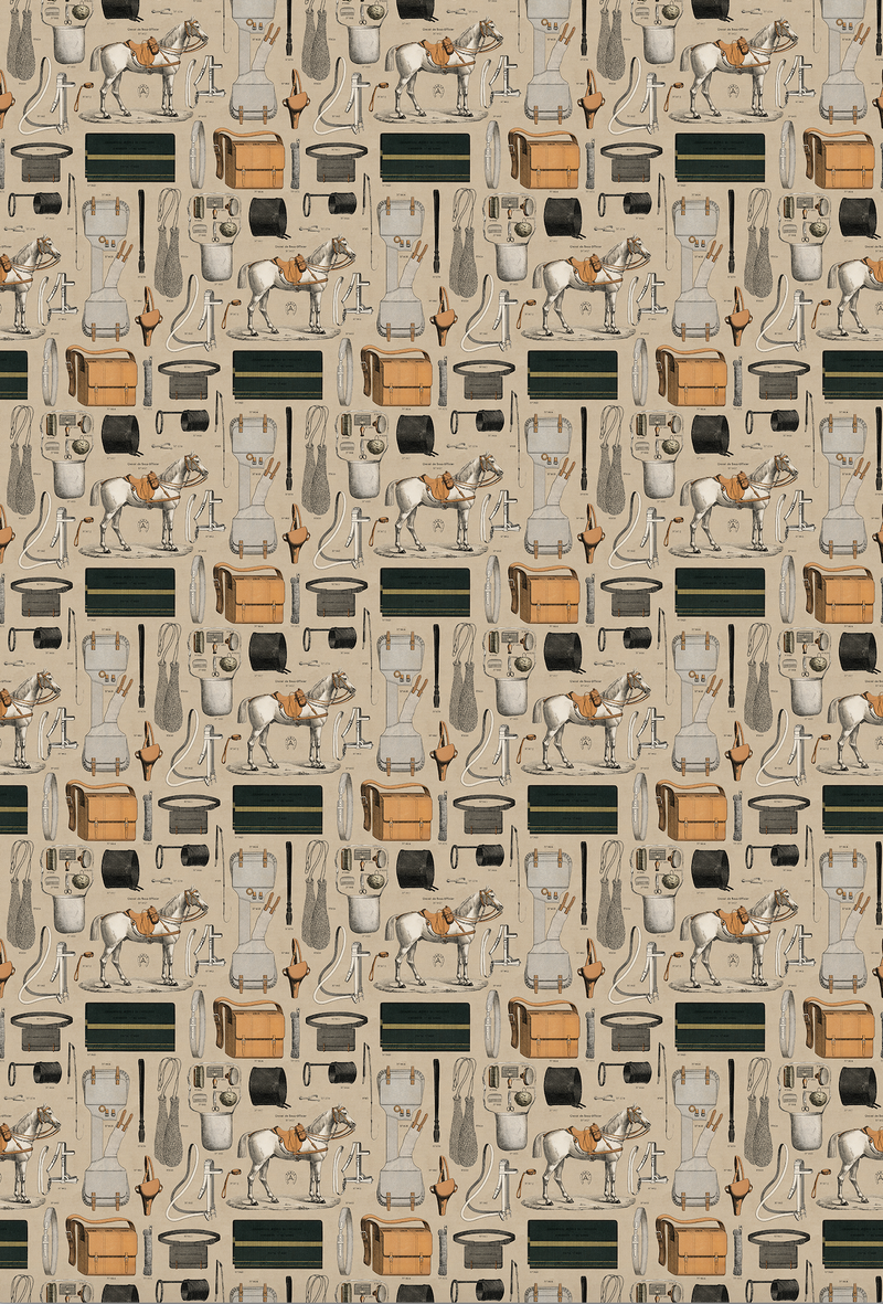 17-09-027-04 Wallpaper CHEVAL DES PARIS small