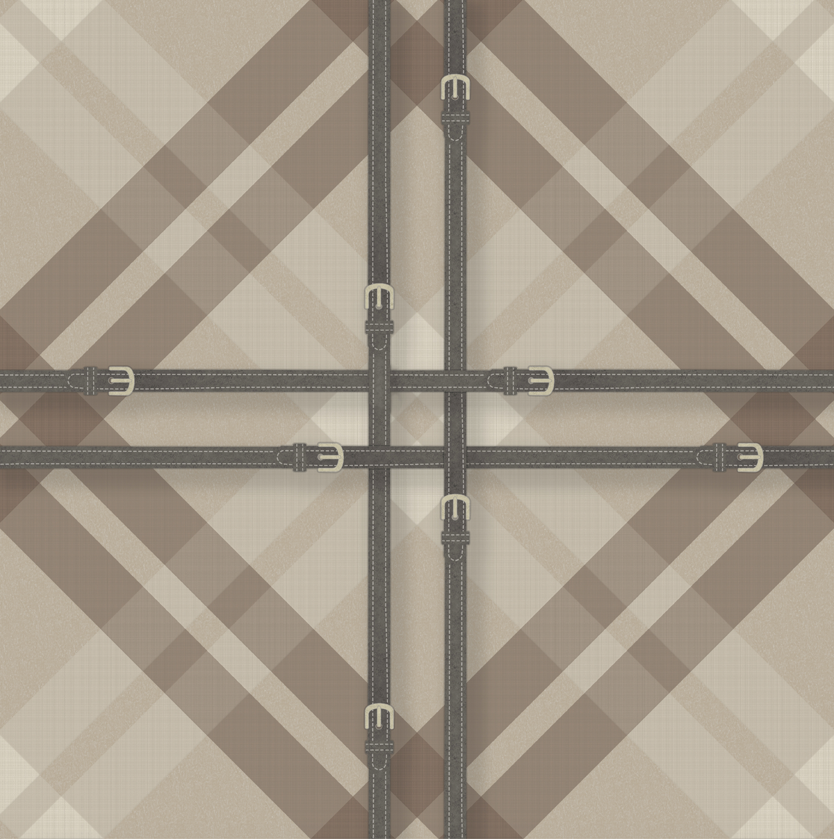 17-09-034-04 Wallpaper Tartan Doeskin
