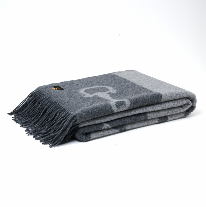 Cashmere Throw Dark Grey