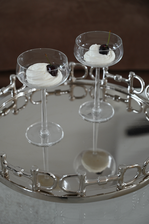 Snaffle Bit Round  Tray