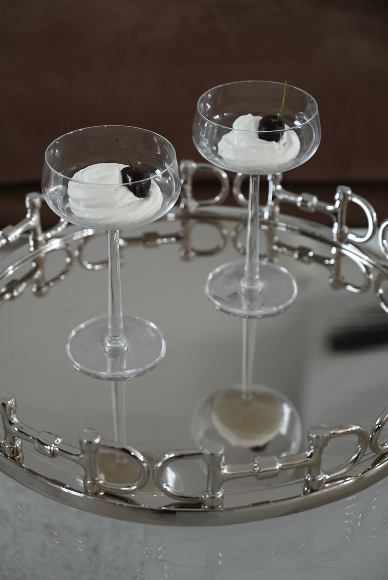 Snaffle Bit Round  Tray