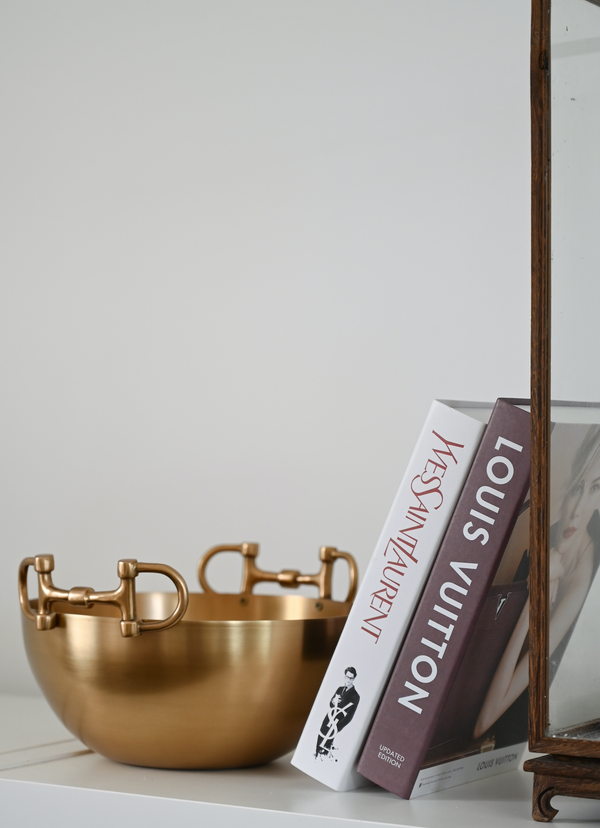 Snaffle Bit Serving Bowl BRASS