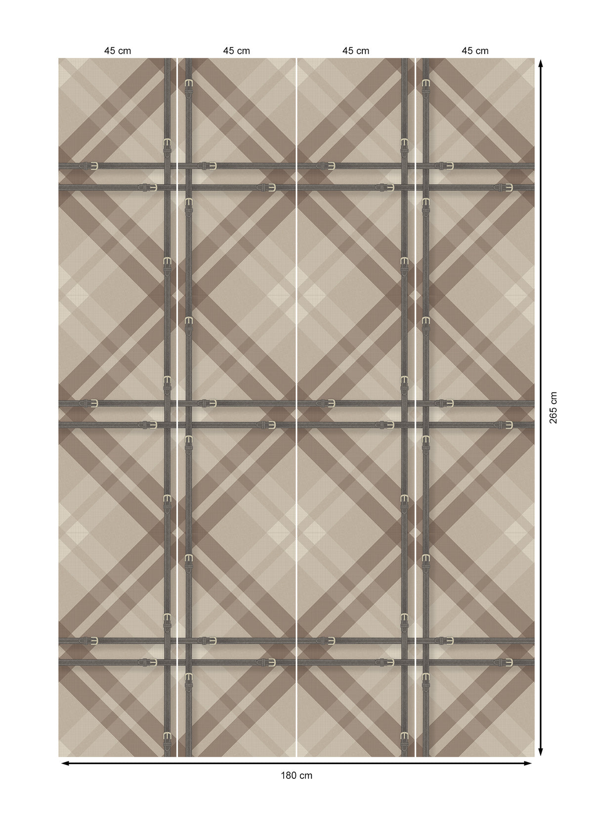 17-09-034-04 Wallpaper Tartan Doeskin