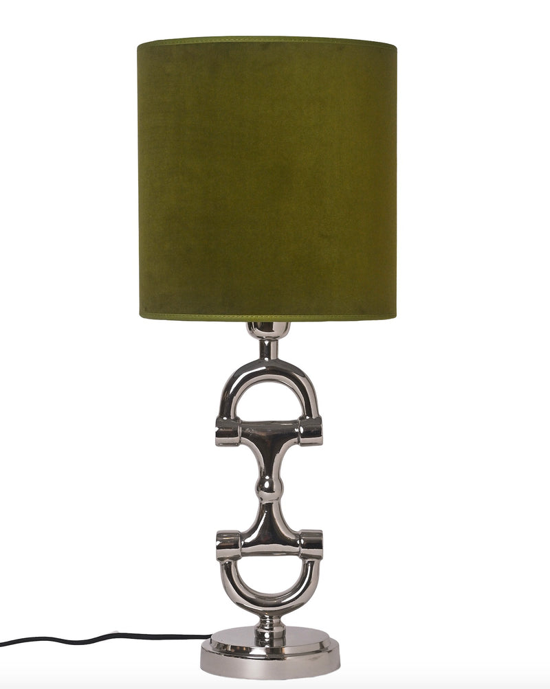 BIT Lamp stand Silver including Green Shade.