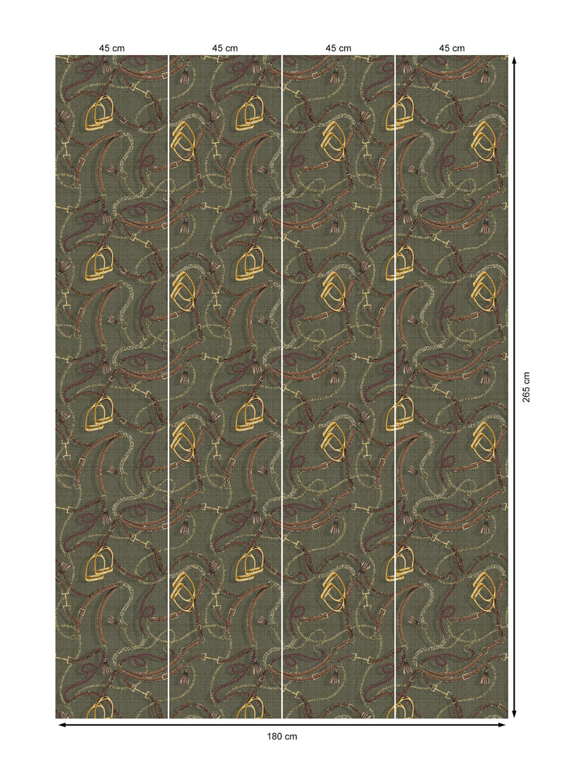 17-09-006-60 WALLPAPER TRESSAGE OLIVE
