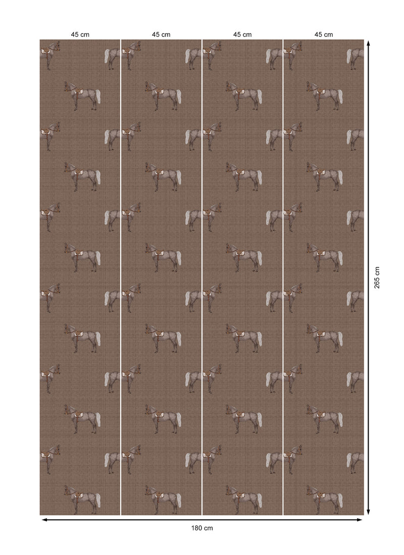 17-09-007-40 Wallpaper Petit Horse MUD