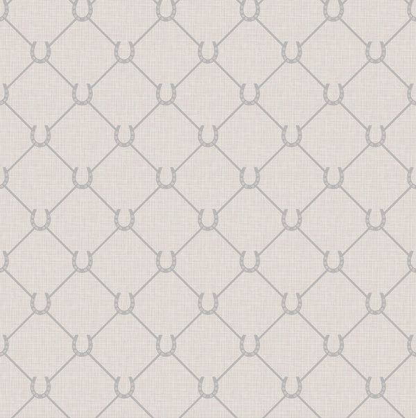 17-09-022-00 WALLPAPER NEW HORSE SHOE OFFWHITE