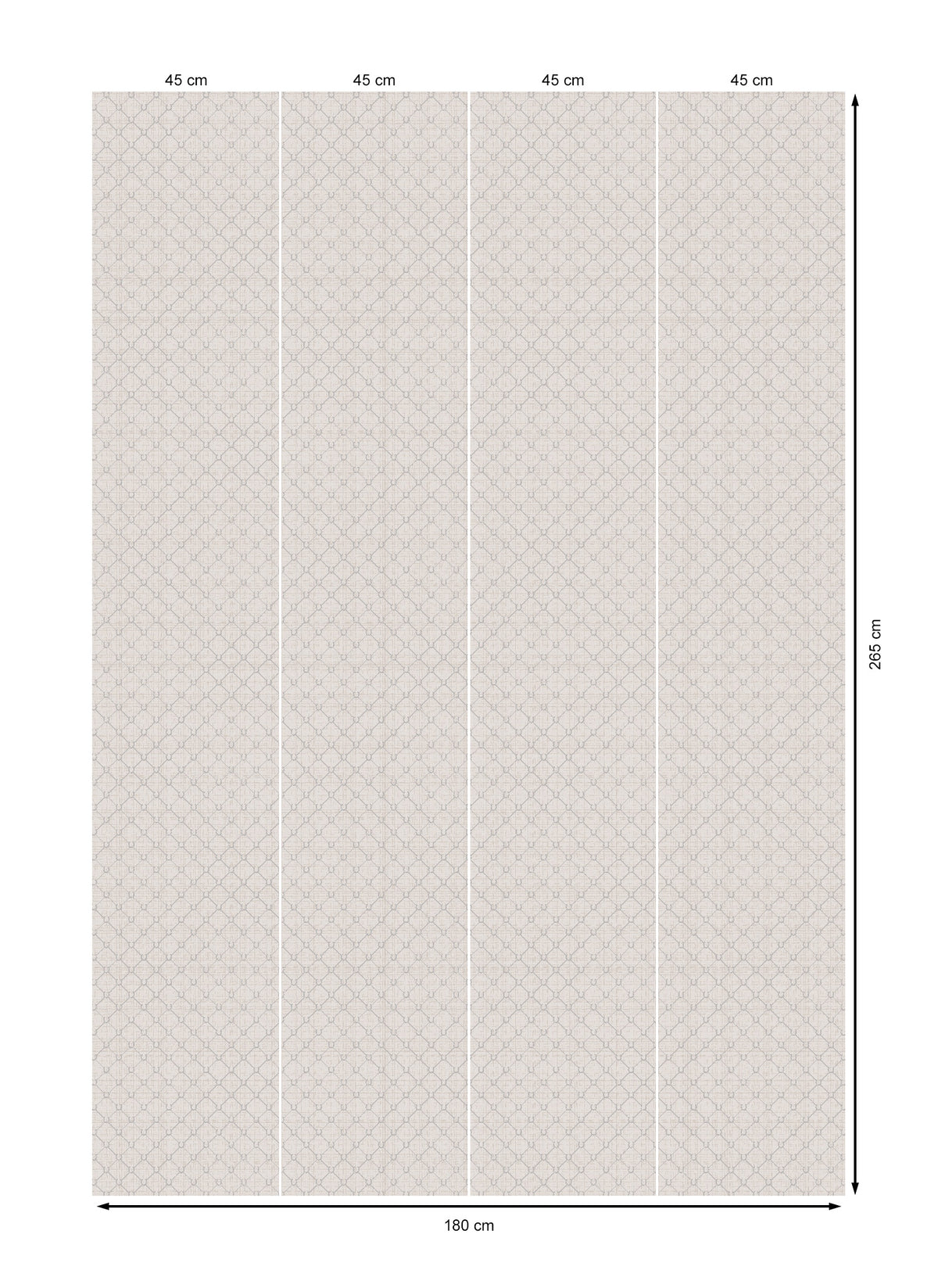 17-09-022-00 WALLPAPER NEW HORSE SHOE OFFWHITE