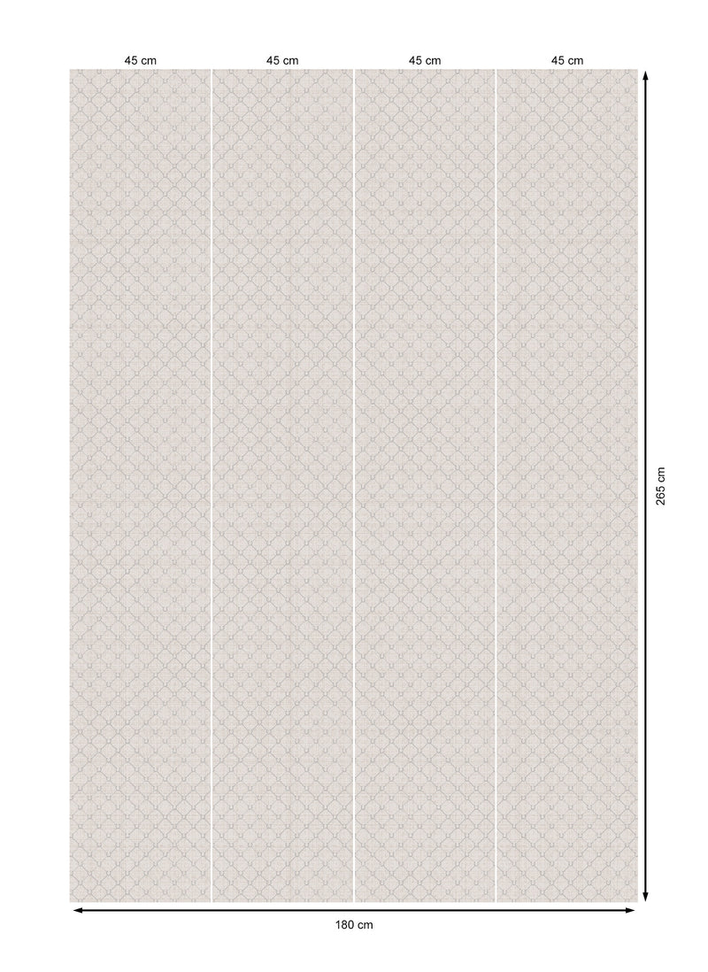 17-09-022-00 WALLPAPER NEW HORSE SHOE OFFWHITE