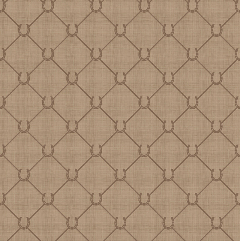 17-09-022-20/P wallpaper sampleNew Horseshoe Caramel