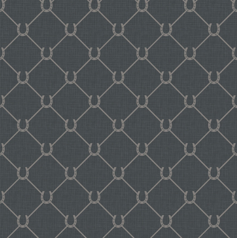 17-09-022-50/P wallpaper sample New Horseshoe Dark Gray