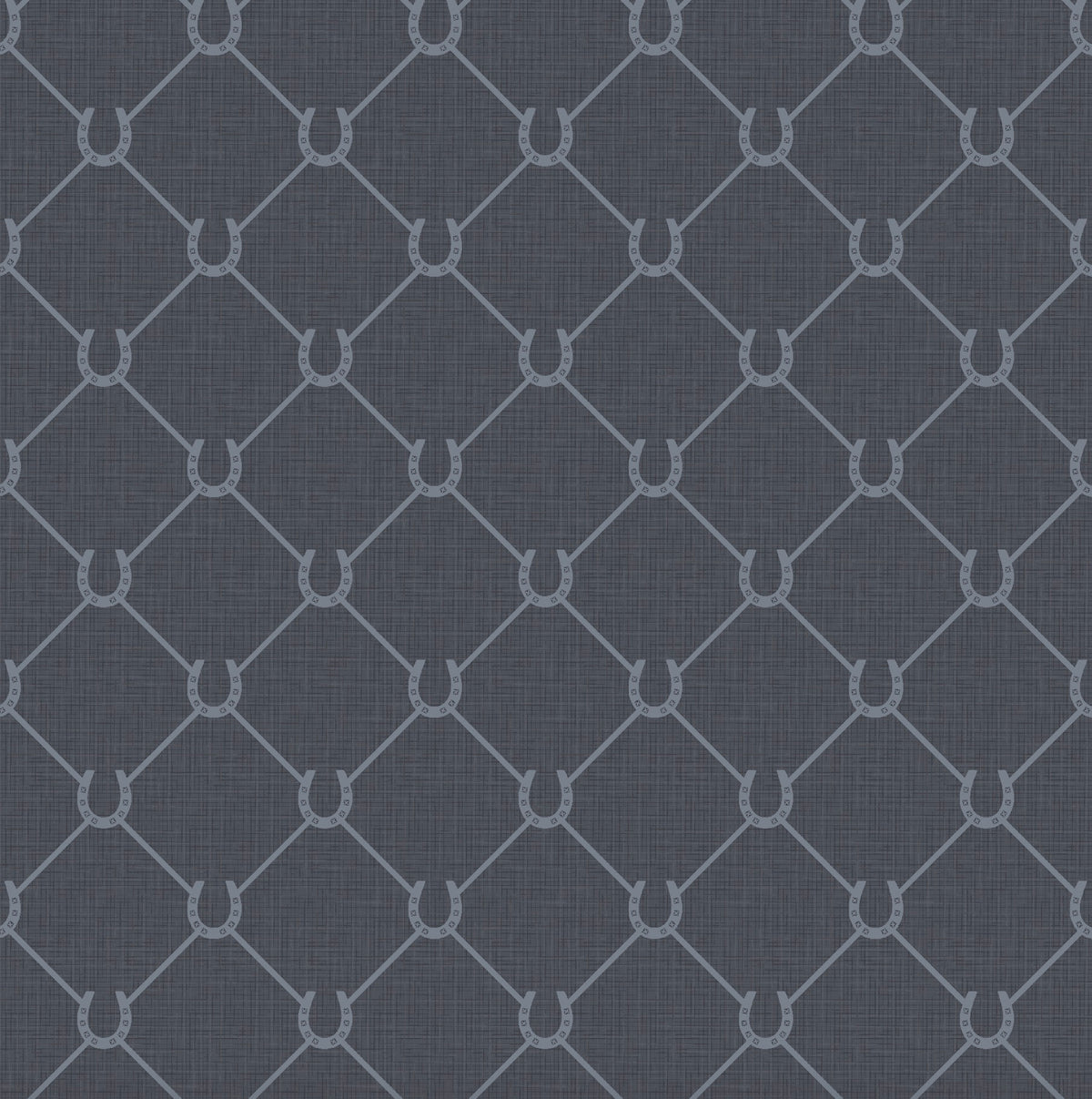 17-09-022-70 WALLPAPER NEW HORSE Shoe  Blue