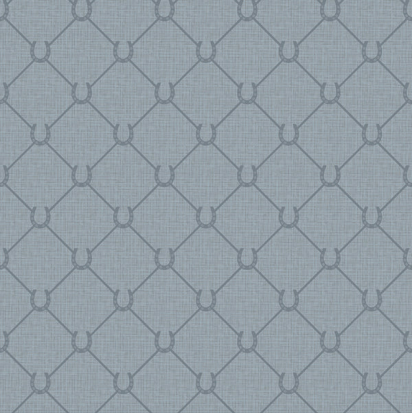 17-09-022-75 WALLPAPER NEW HORSE SHOE Light Blue