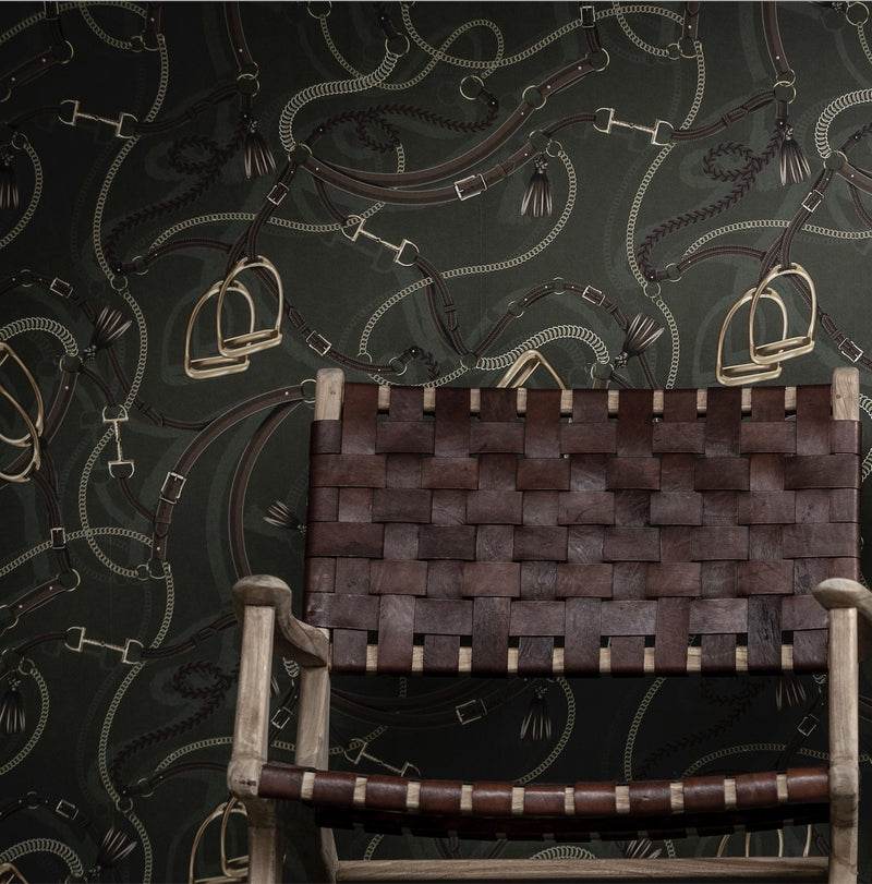 17-09-006-60 WALLPAPER TRESSAGE OLIVE