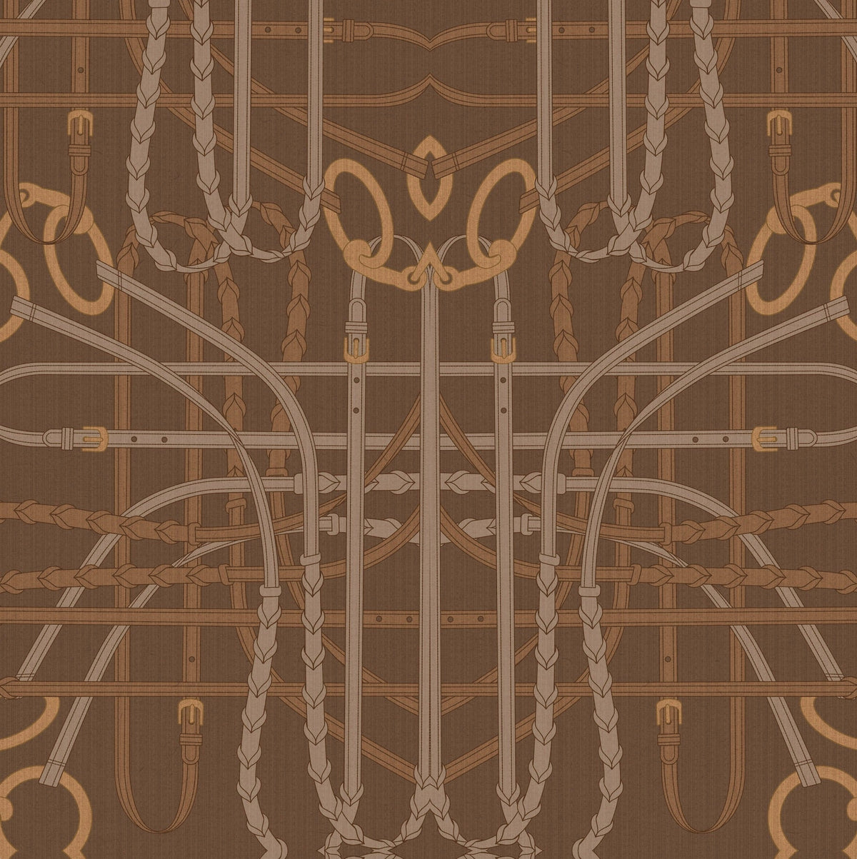 17-09-024-45/P wallpaper sample  Bridle Brown