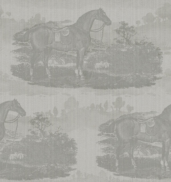 17-09-023-10 Wallpaper Horse Toile Dove